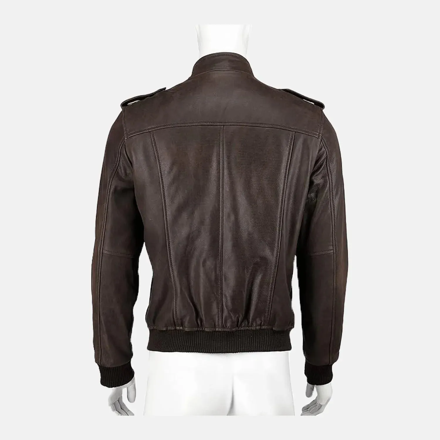 Aero Leather Jacket | Leather Bomber Jacket