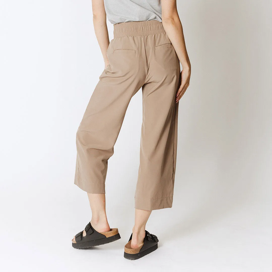 Audrey Wide Leg Pants, Chestnut