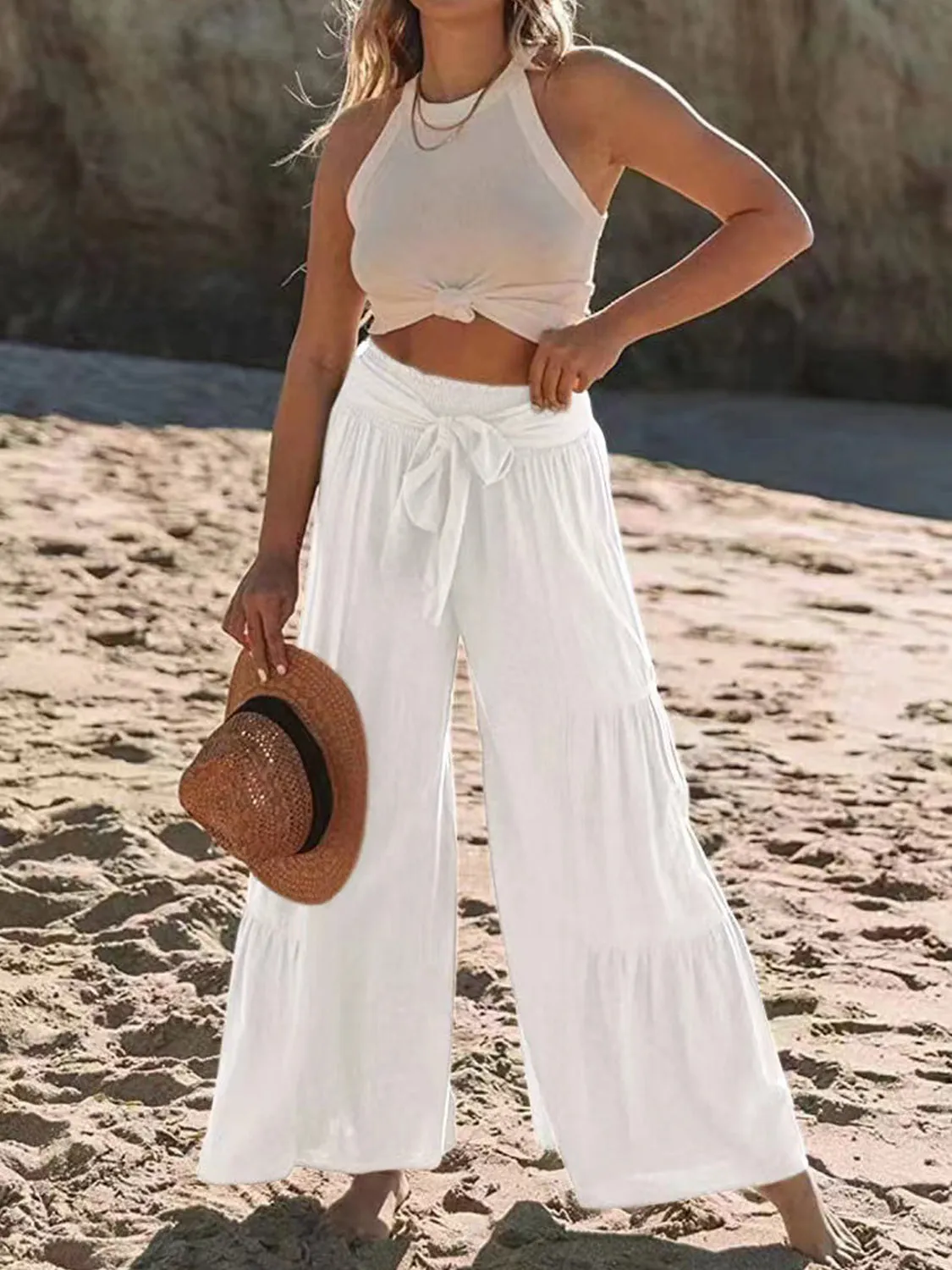 Beachy Wide Leg Pants