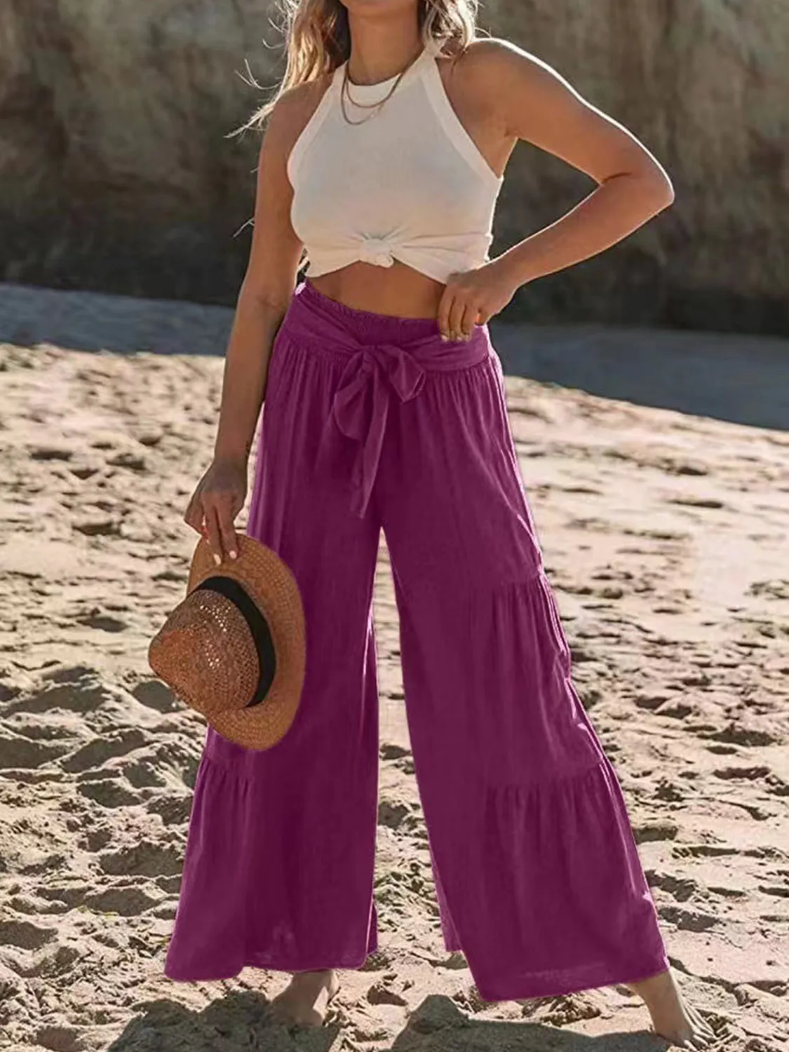 Beachy Wide Leg Pants