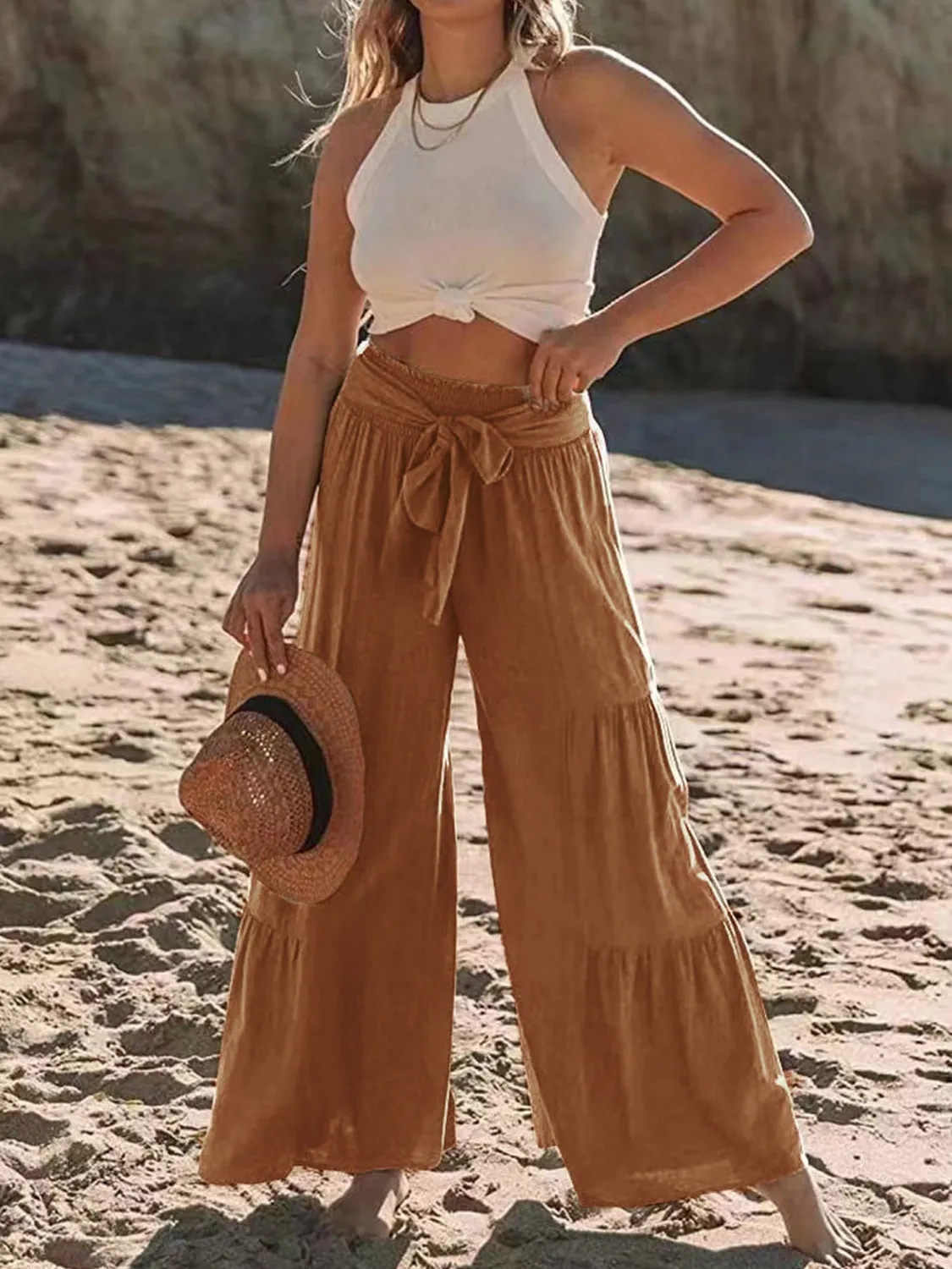 Beachy Wide Leg Pants