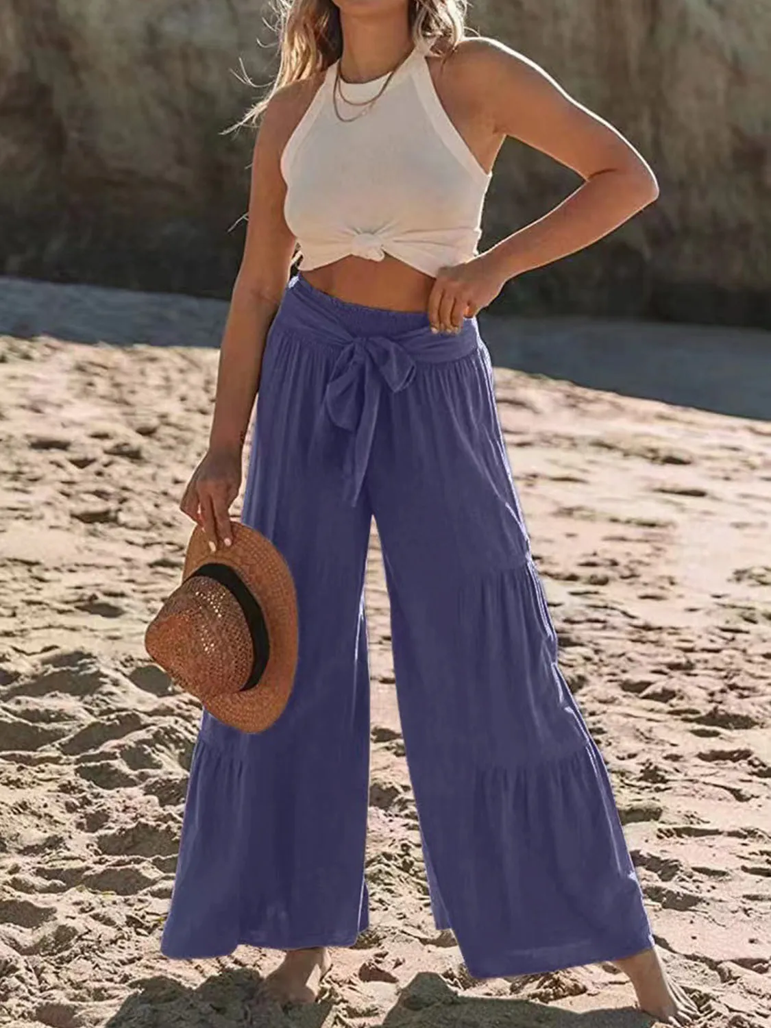 Beachy Wide Leg Pants