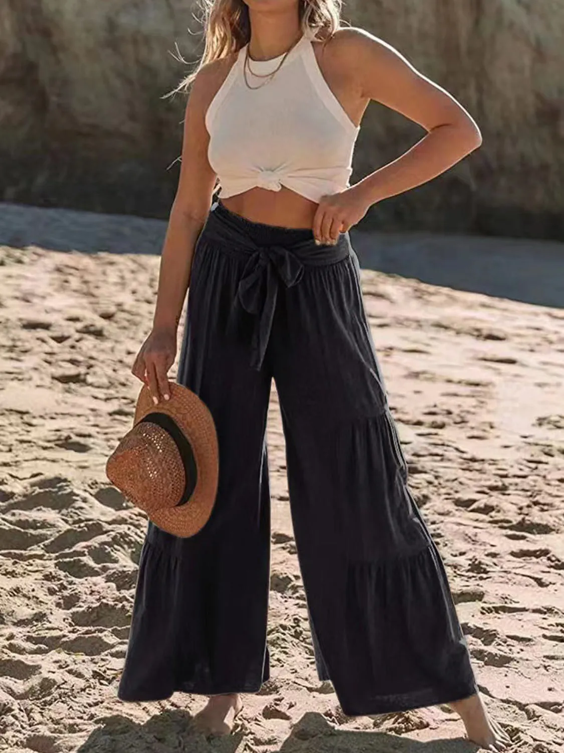 Beachy Wide Leg Pants