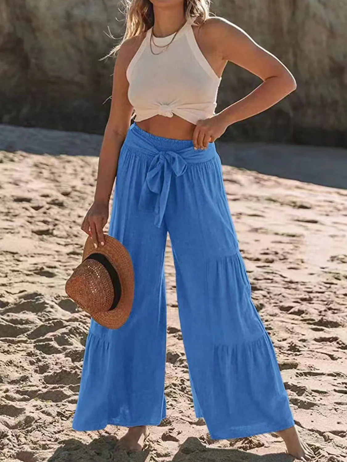 Beachy Wide Leg Pants