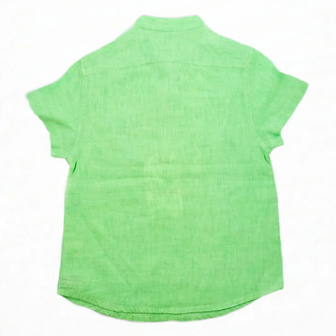 Boy's jujupes Green linen