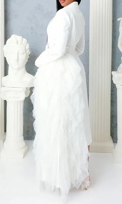 Cascade Tuxedo Gown