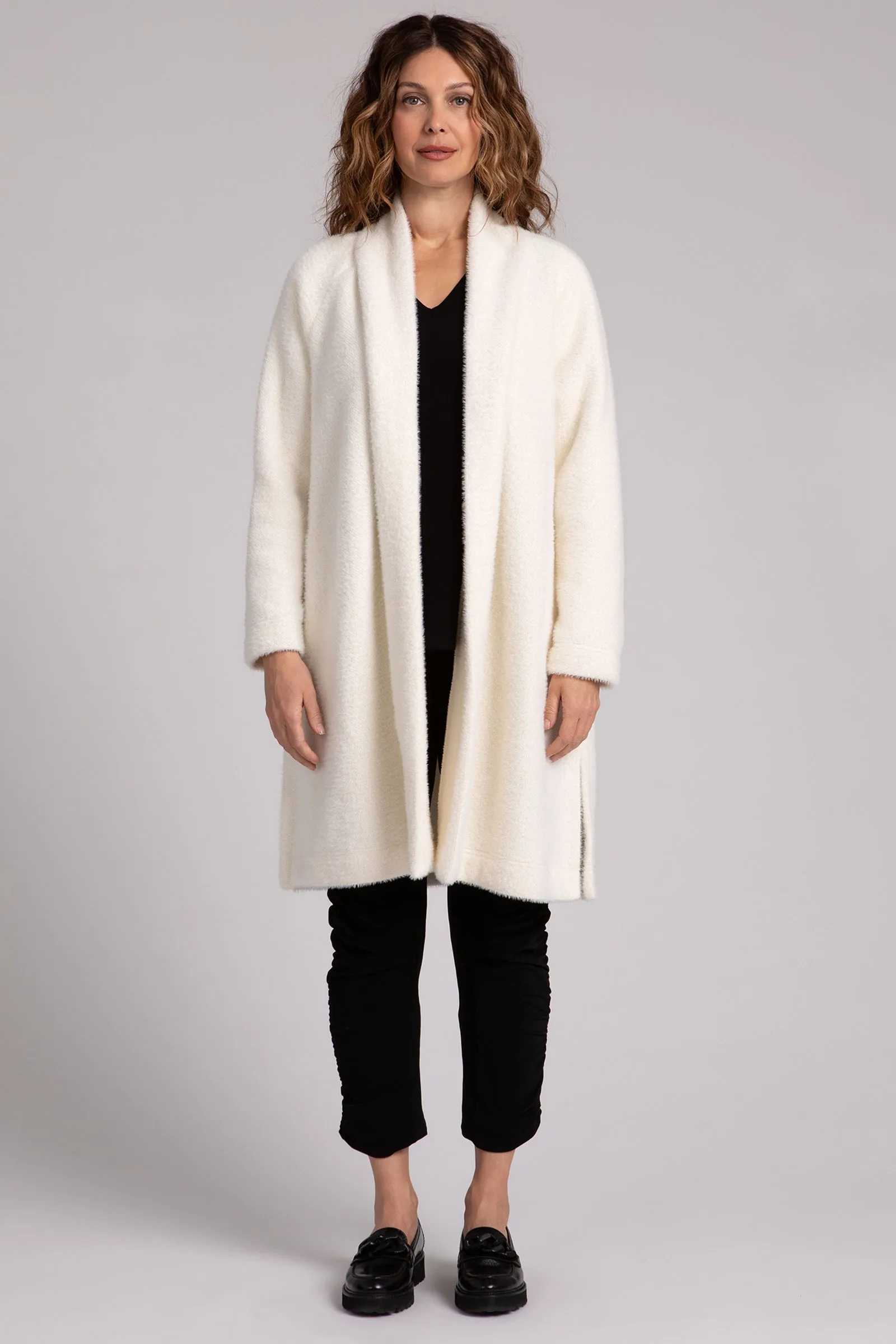 Cozy Everyday Cardigan Long | Ivory