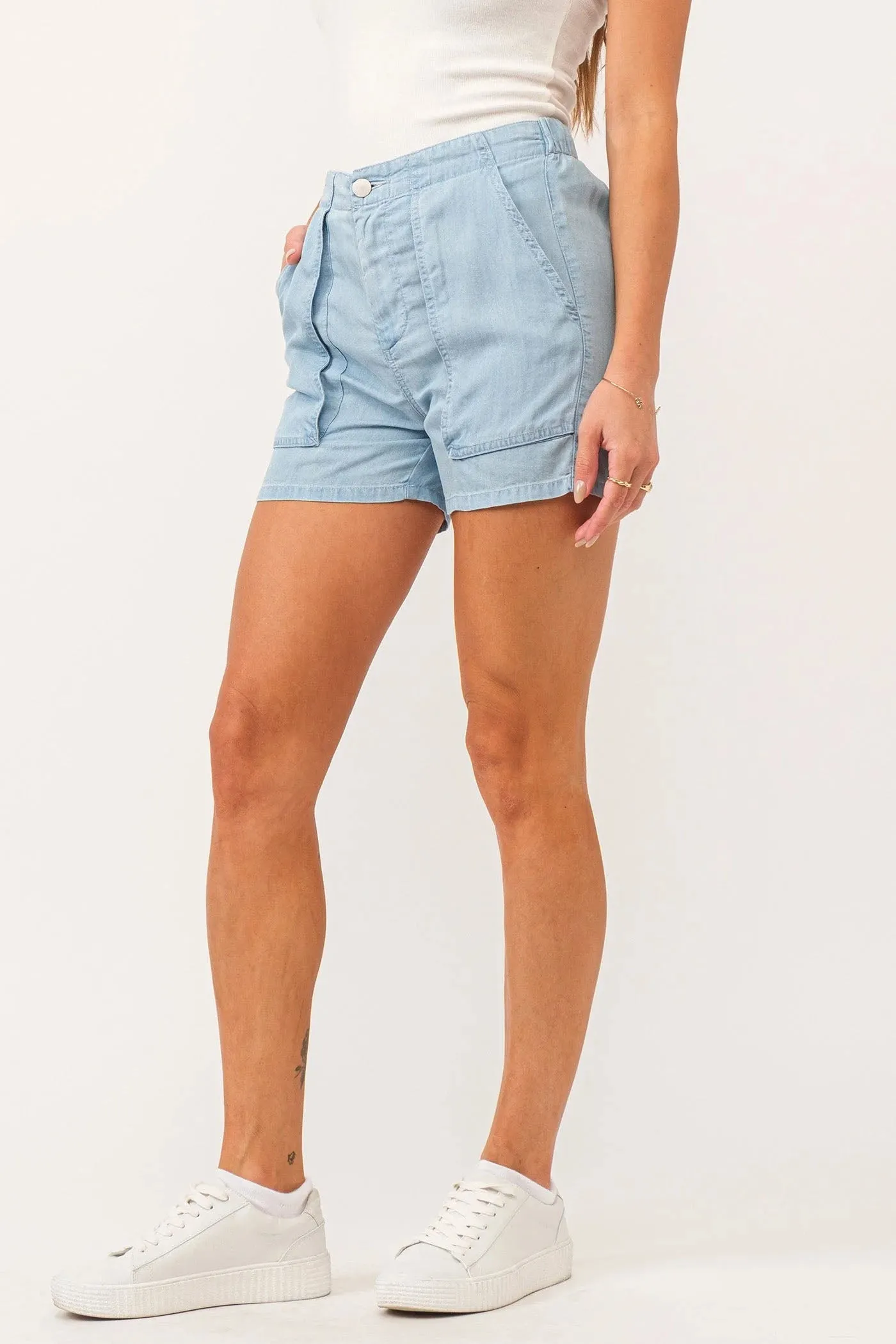 Dear John Sandy High Rise Utility Shorts