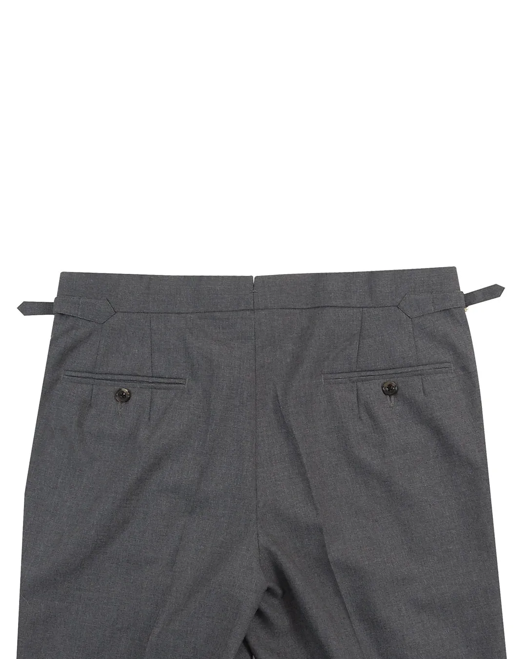 Dugdale New Fine Worsted Tropical Wool - Grey High Waisted Pant