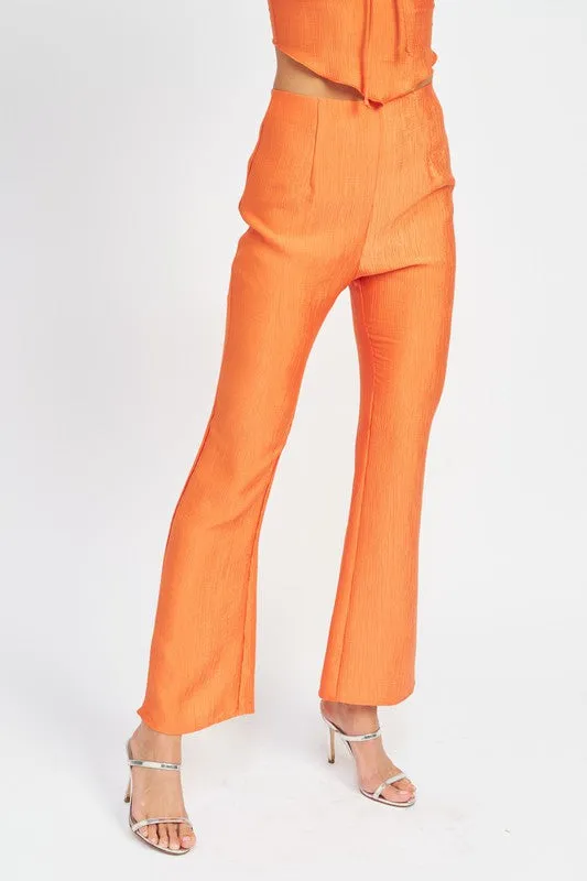 FLARE HIGH RISE PANTS