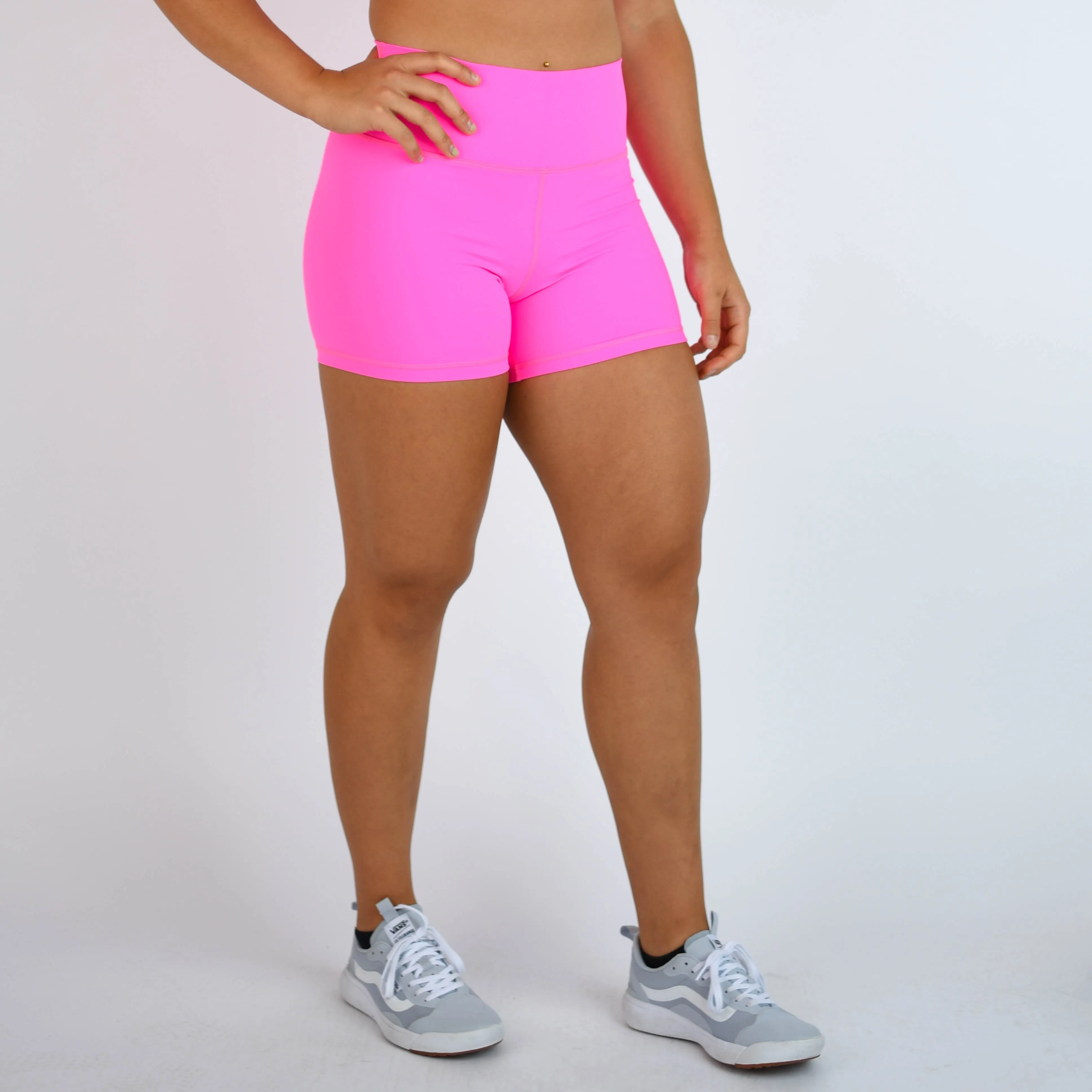 FLEO Neon Pink Shorts (True High)