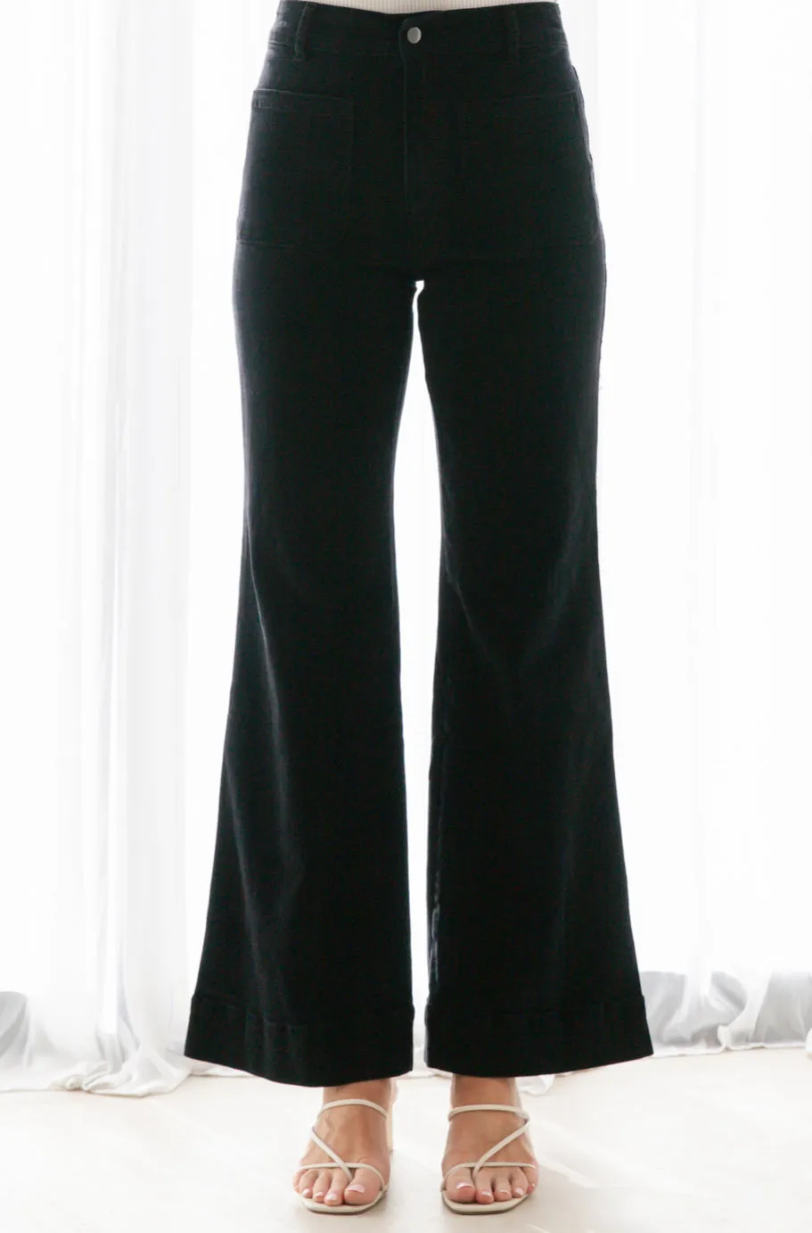 Florence Black Wide Leg Jean