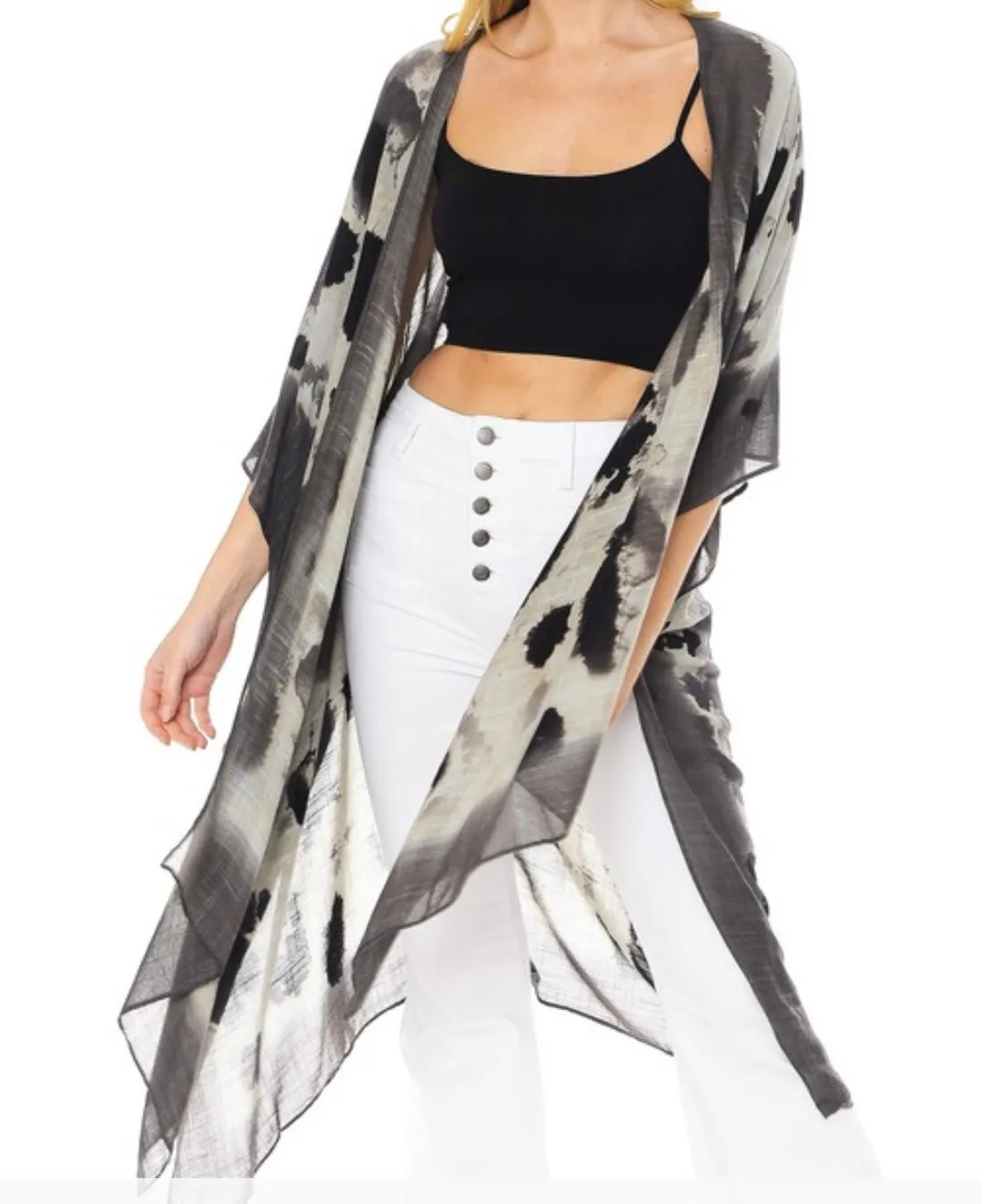 Flowing Batwing Kimono/Coverup