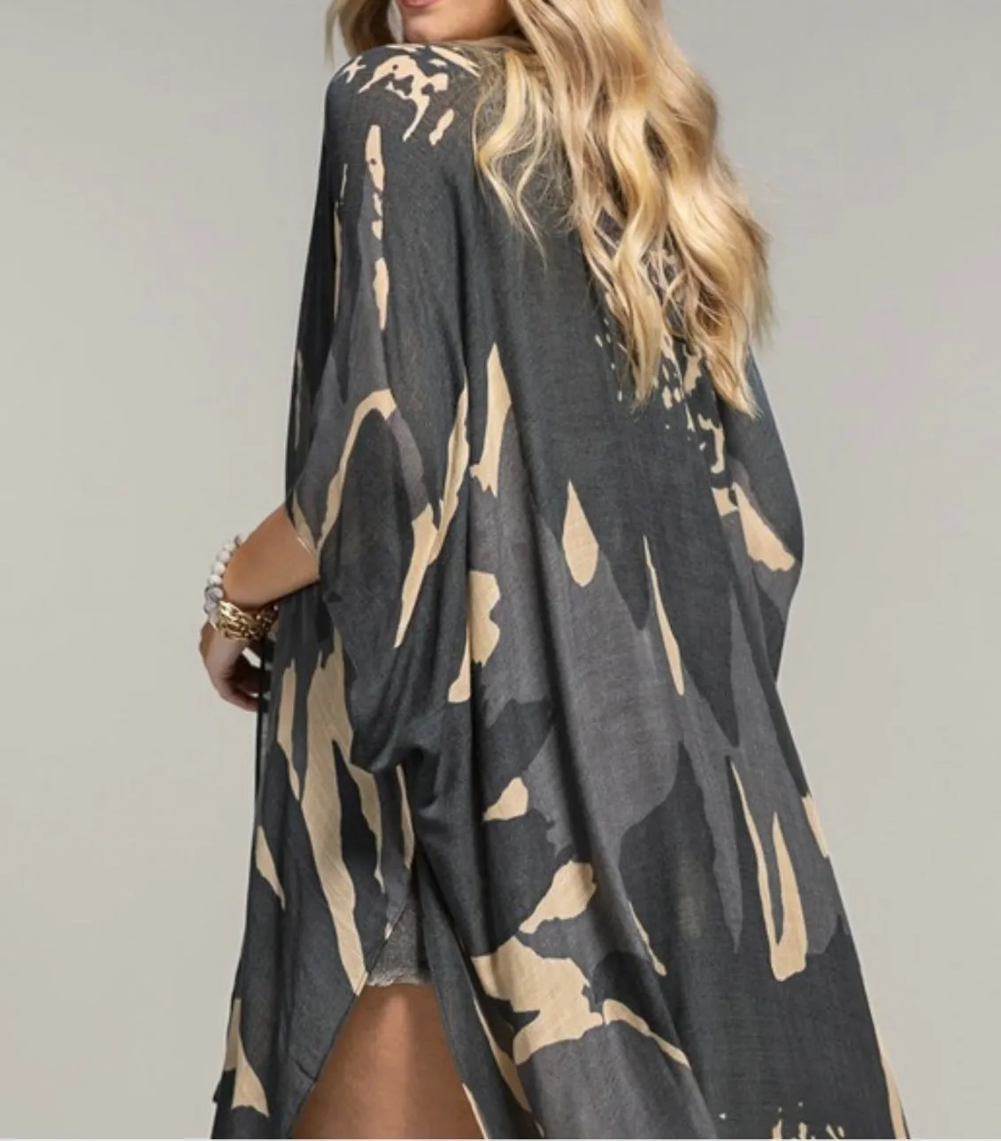 Flowing Batwing Kimono/Coverup