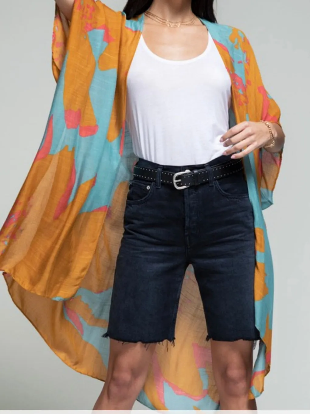 Flowing Batwing Kimono/Coverup