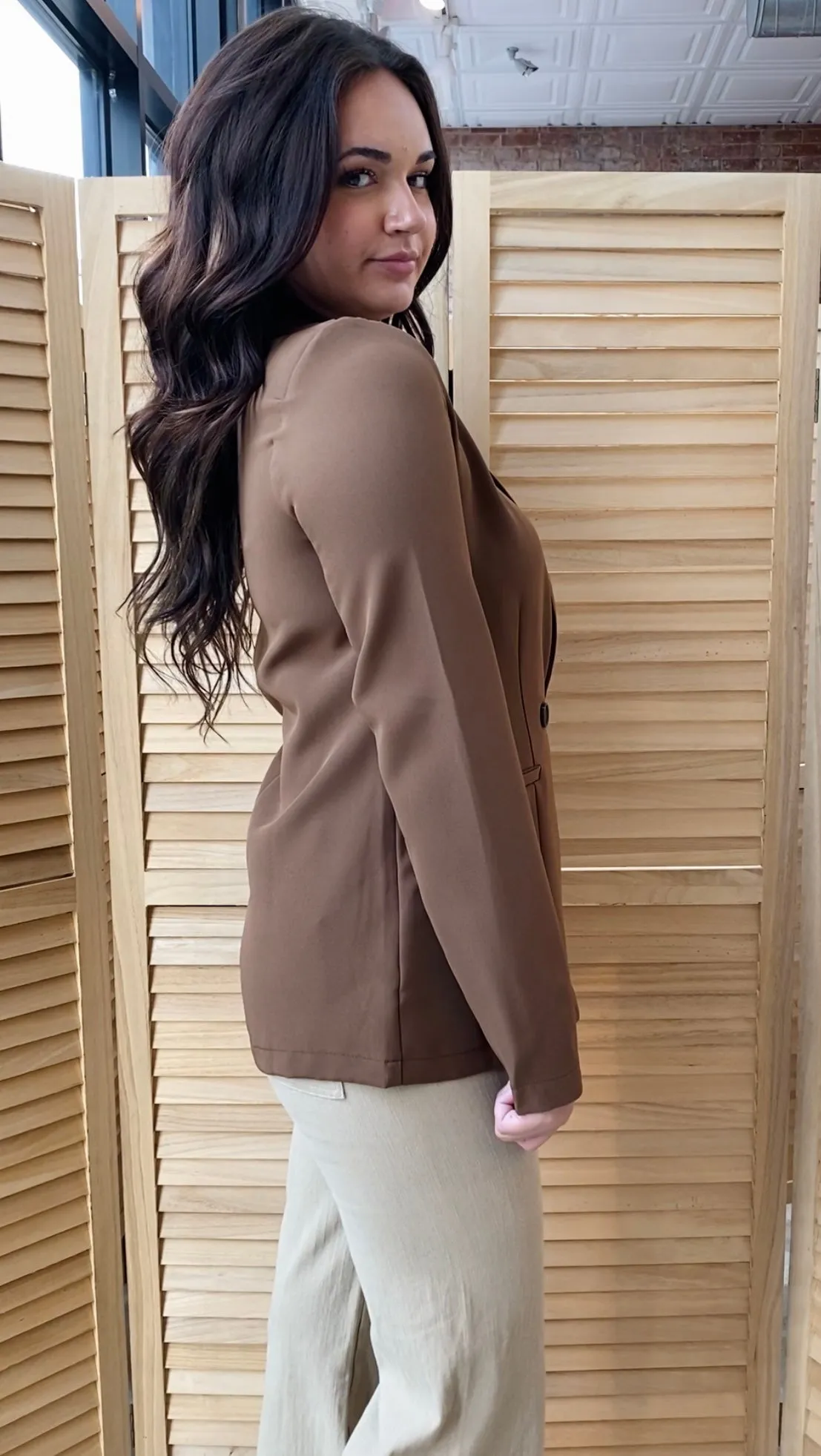 Girl Boss Jacket | Brown