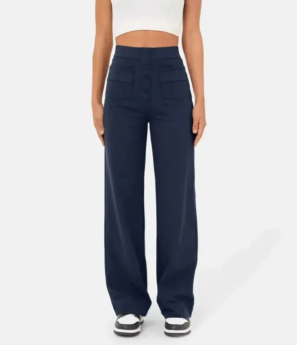 Hadley - High Waisted Elastic Pants