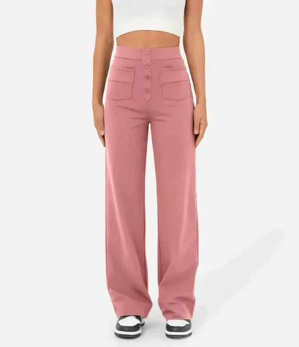 Hadley - High Waisted Elastic Pants