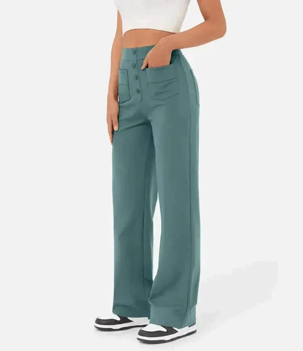 Hadley - High Waisted Elastic Pants