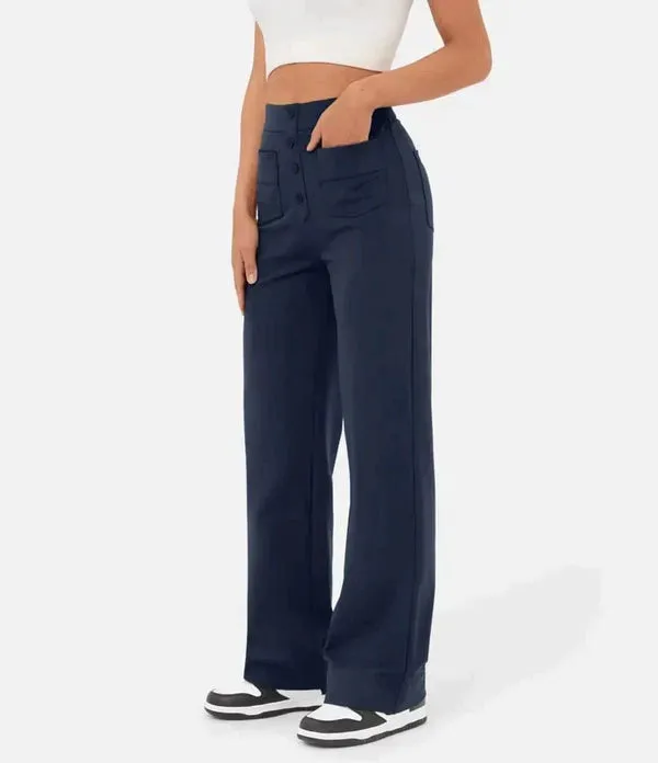 Hadley - High Waisted Elastic Pants