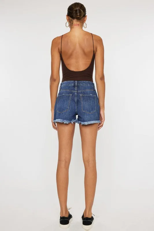 High Rise Mom Shorts - KC9145D