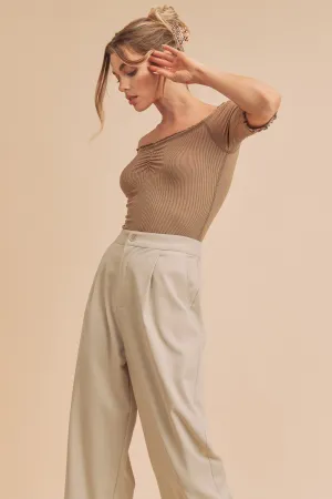 High Waist Wide Leg Pants