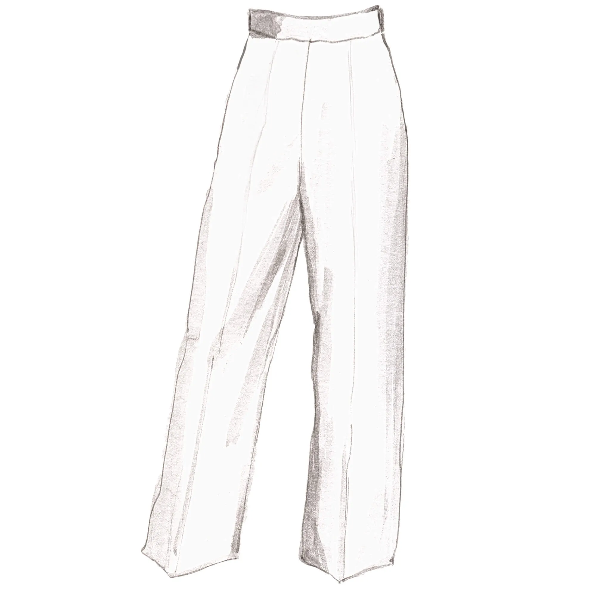 High-Waisted Trousers