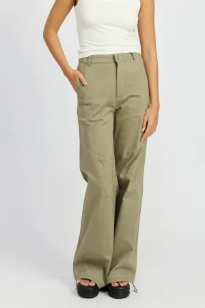 HIGH WAISTED WIDE LEG PANTS