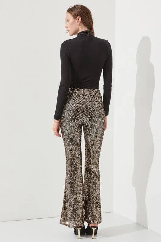 HIGHWAIST SEQUIN PANTS