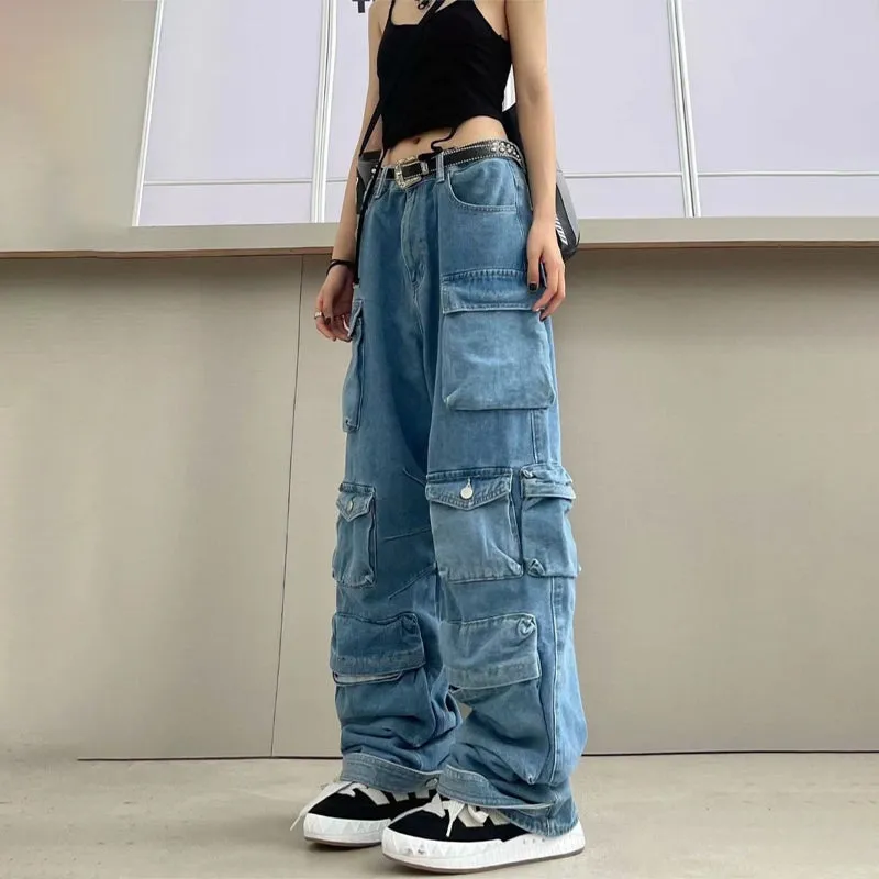 Hip and Trendy Multi-Pocket Cargo and Utility Pants for Women