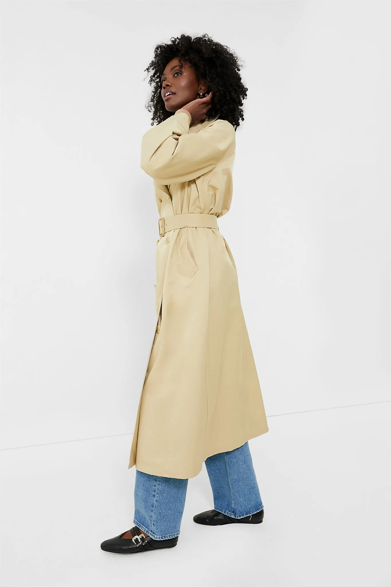 Khaki Elaine Trench Coat