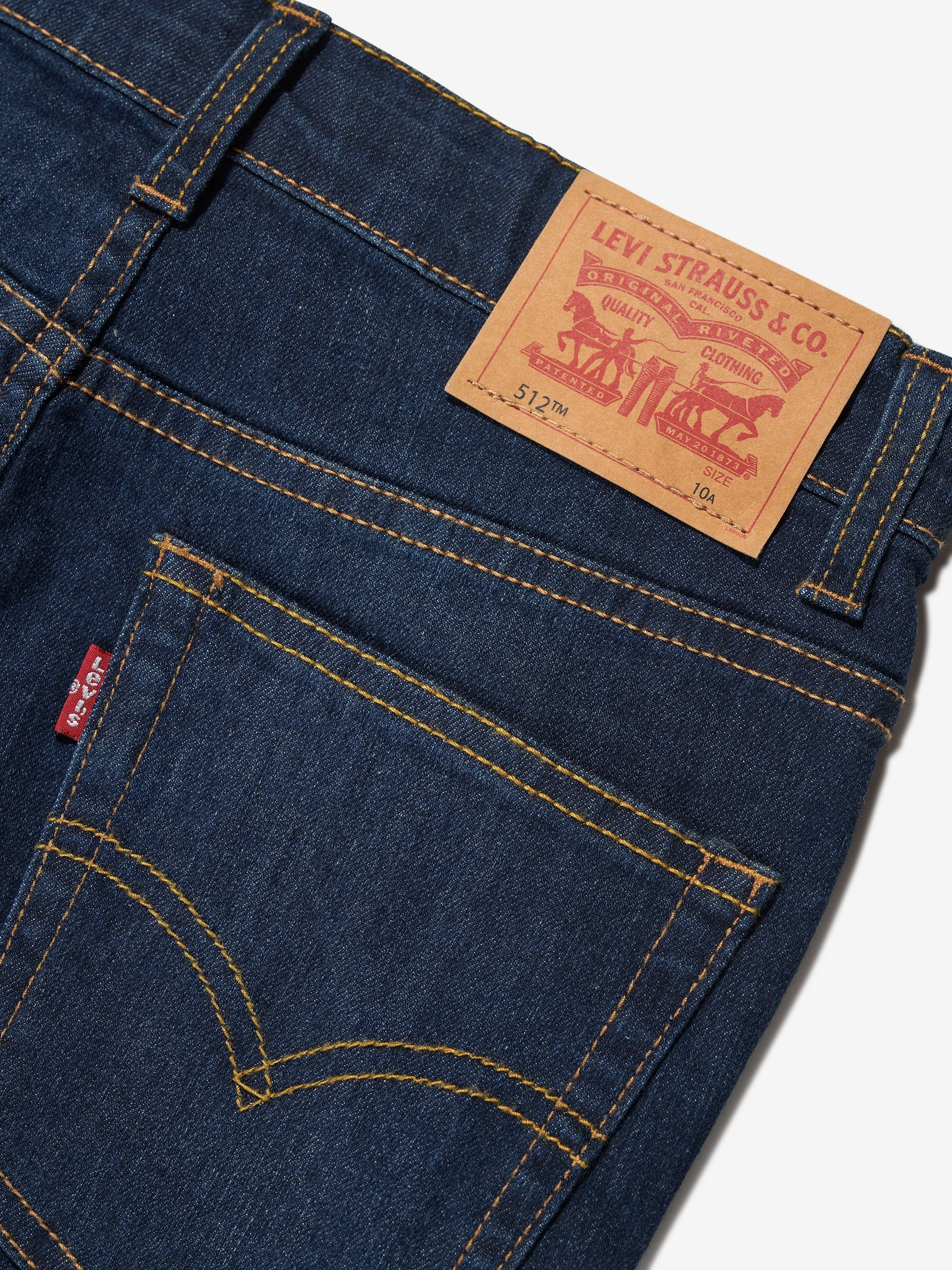 Levi's Boys 512 Slim Taper Jeans in Navy