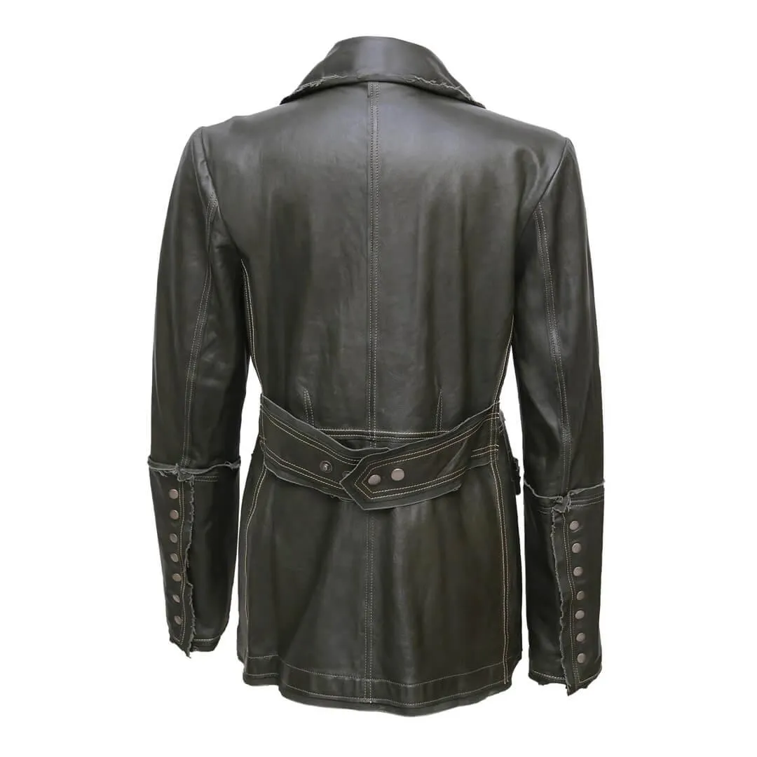 Long Leather Coat