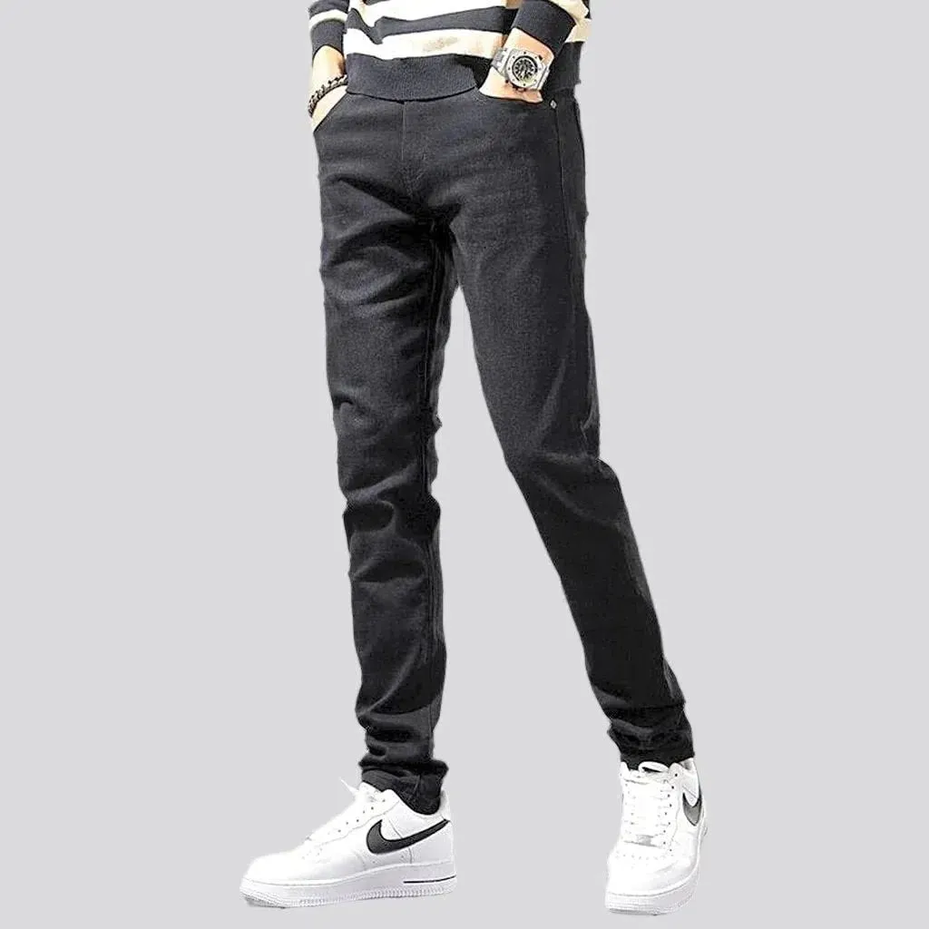 Monochrome men's casual jeans