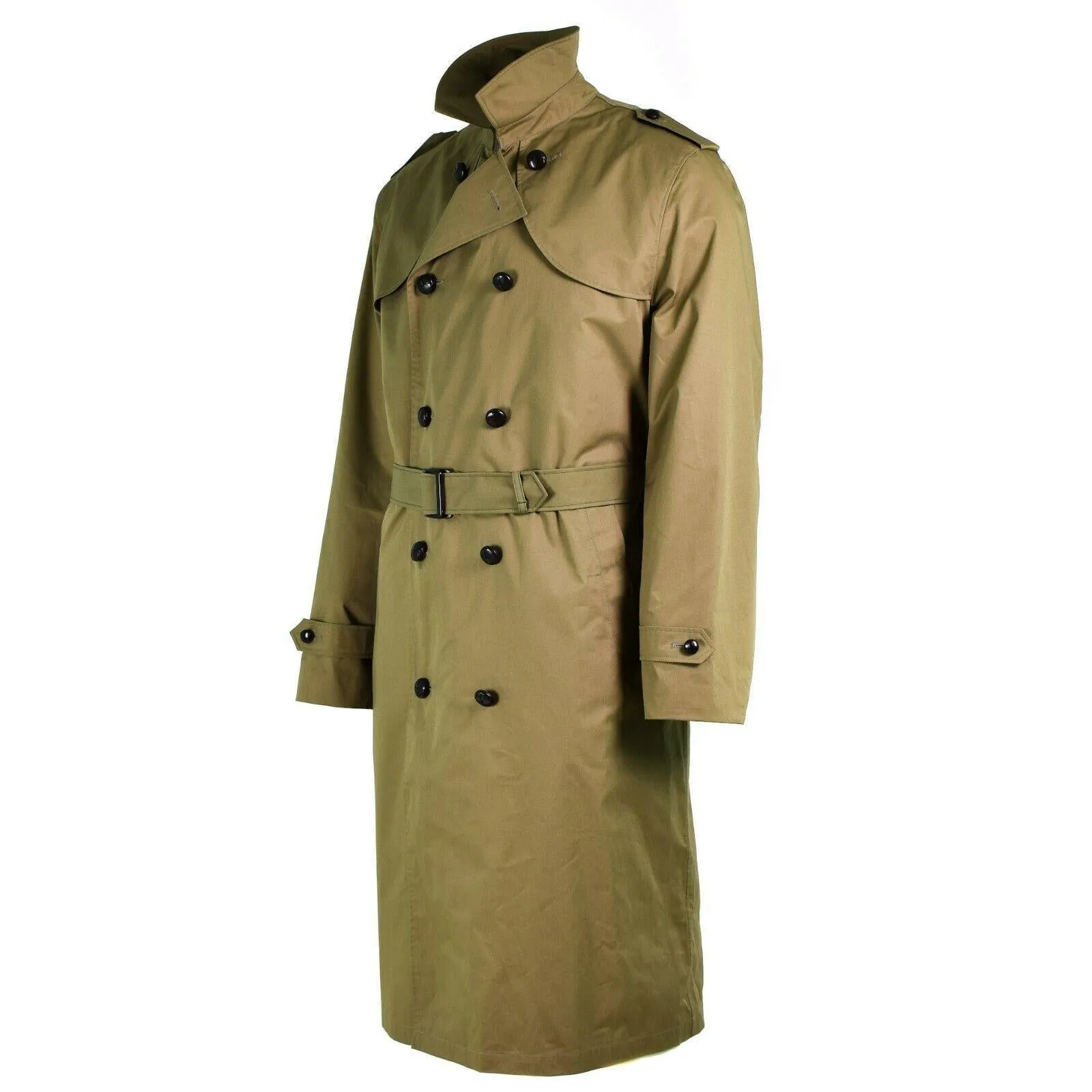 Original Dutch army trench coat mens Khaki formal officer coat with lining NEW