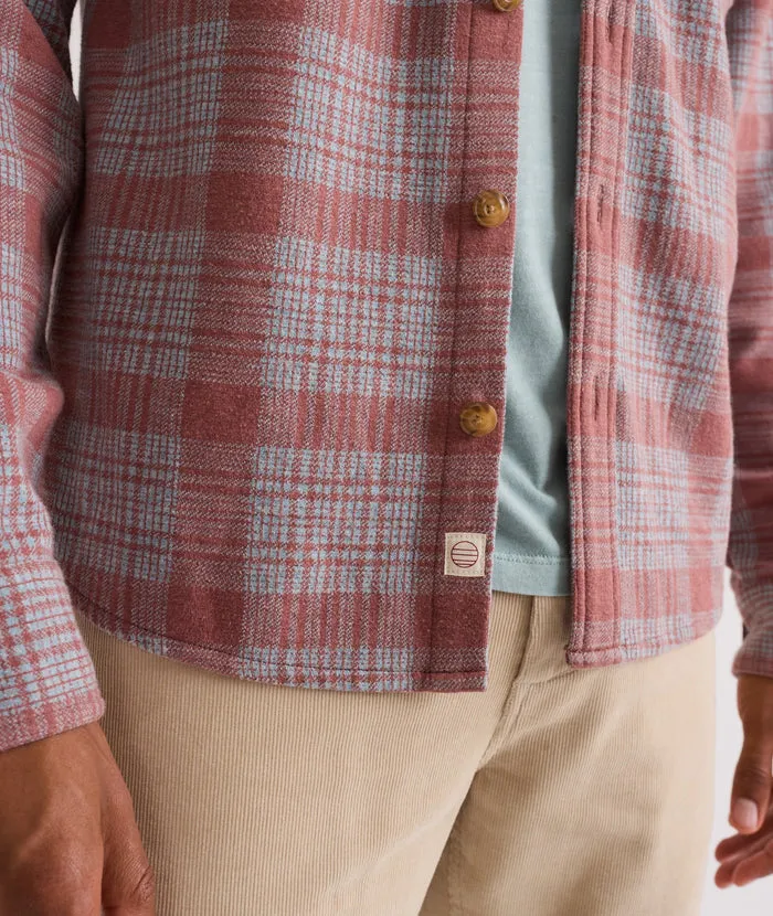 Pacifica Stretch Twill Shirt Marsala Plaid