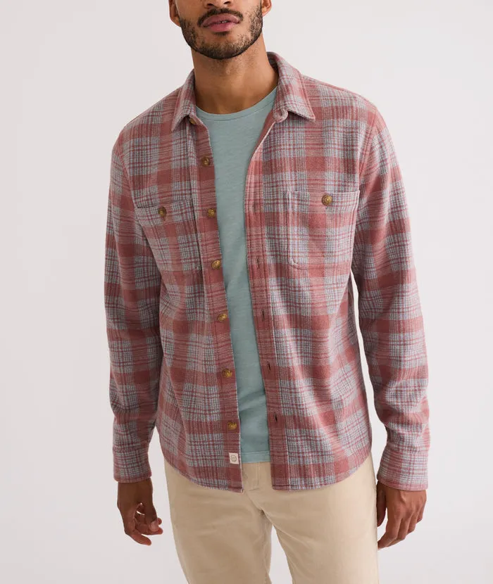 Pacifica Stretch Twill Shirt Marsala Plaid