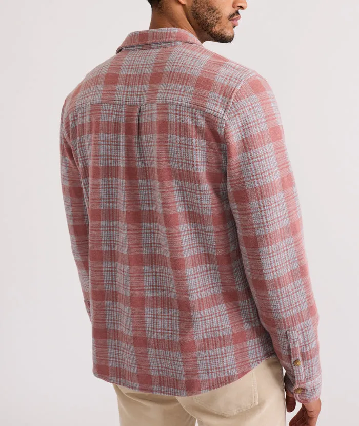 Pacifica Stretch Twill Shirt Marsala Plaid