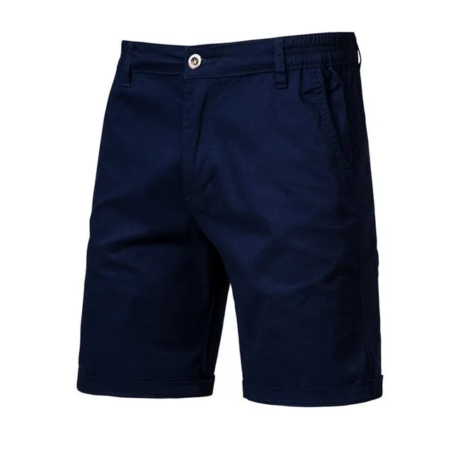 Summer Solid Color Cotton Shorts