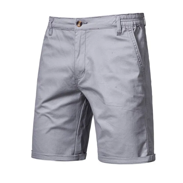 Summer Solid Color Cotton Shorts