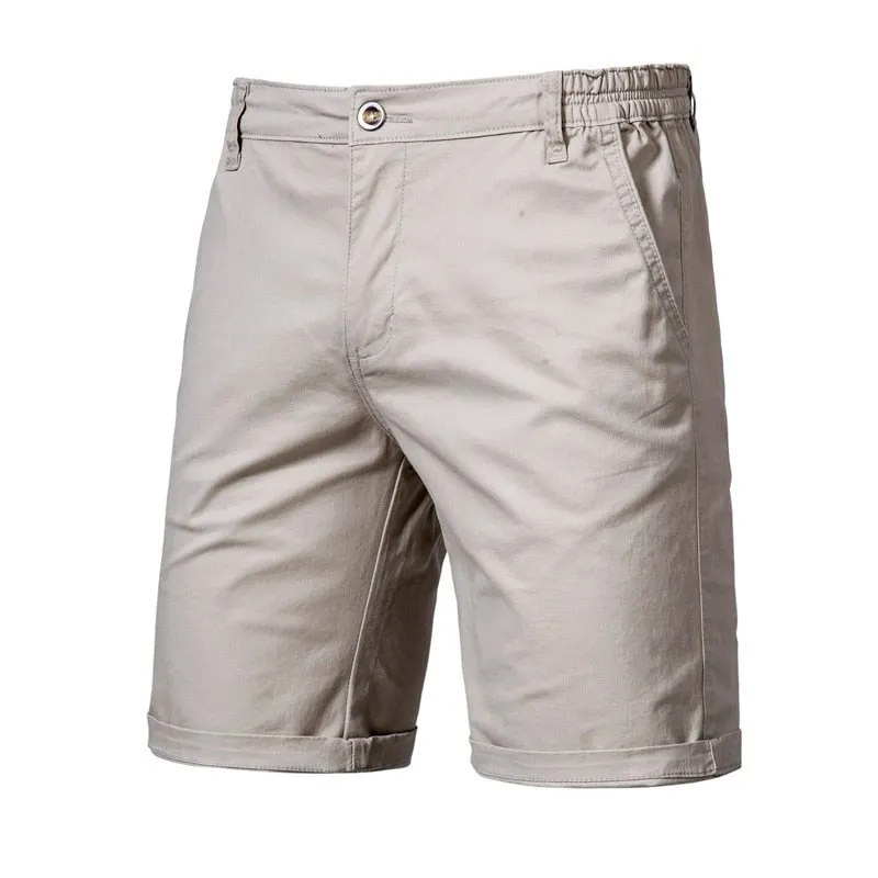 Summer Solid Color Cotton Shorts