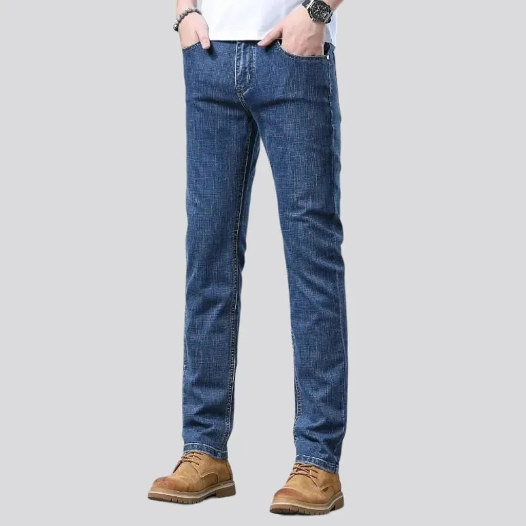 Tapered men's ground jeans