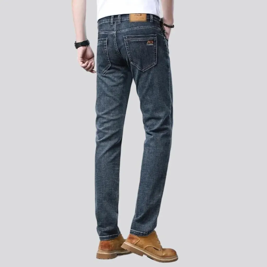 Tapered men's ground jeans