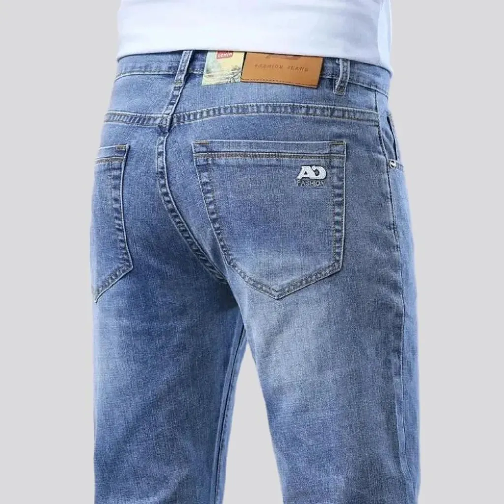 Tapered men's ground jeans