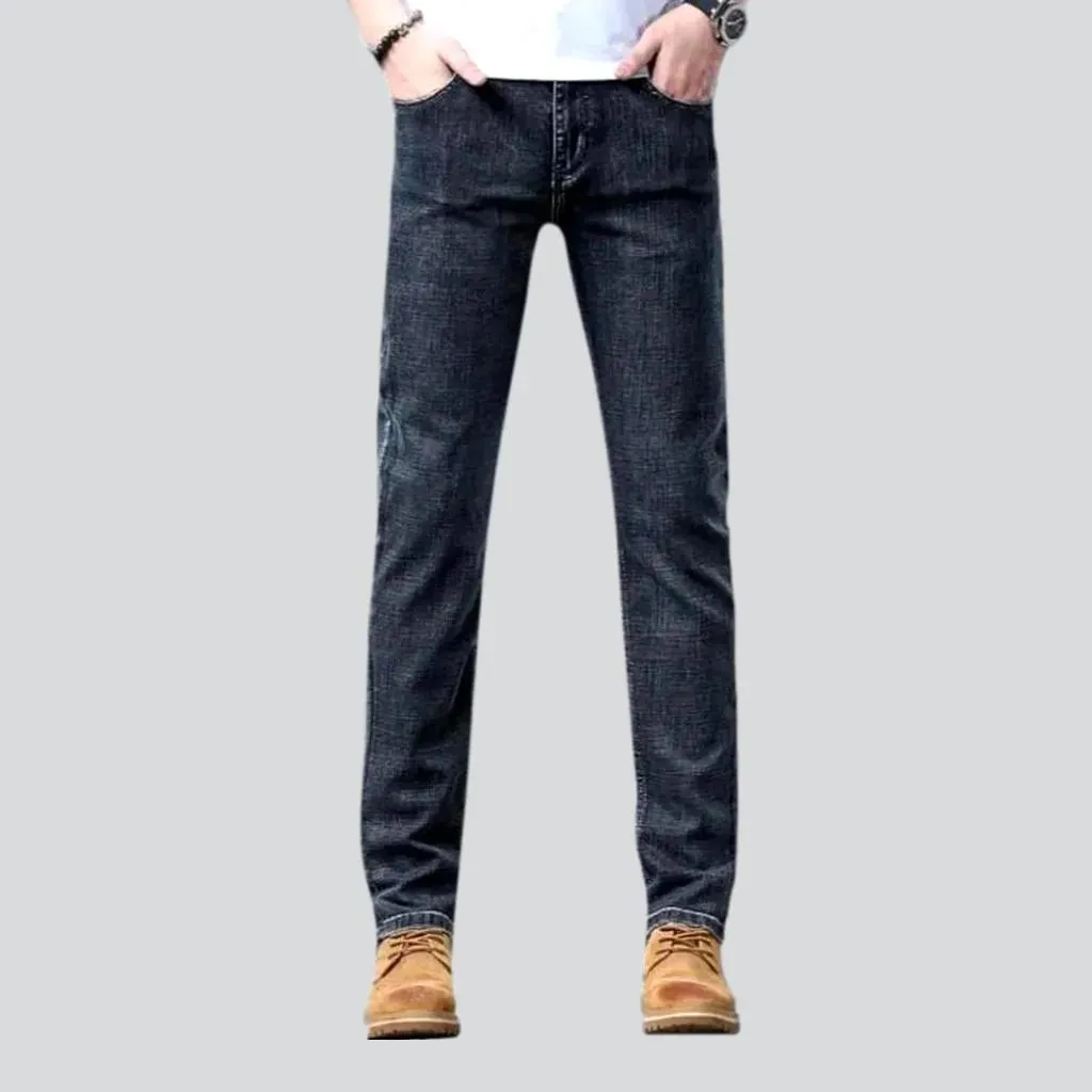 Tapered men's ground jeans