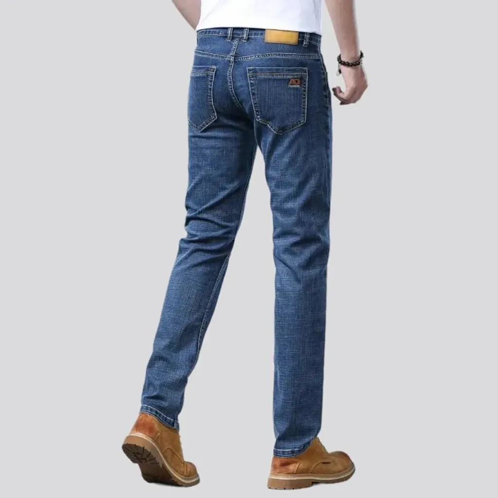 Tapered men's ground jeans