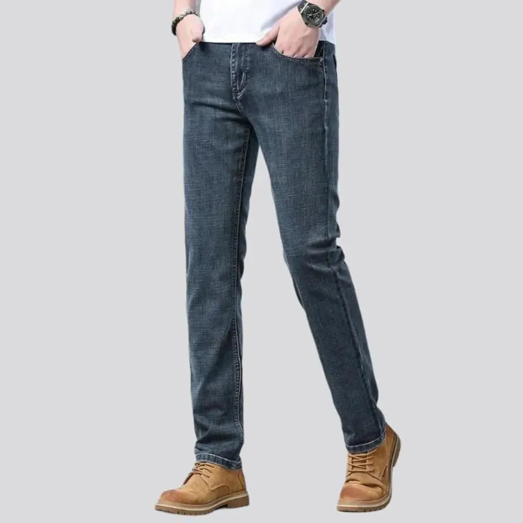 Tapered men's ground jeans