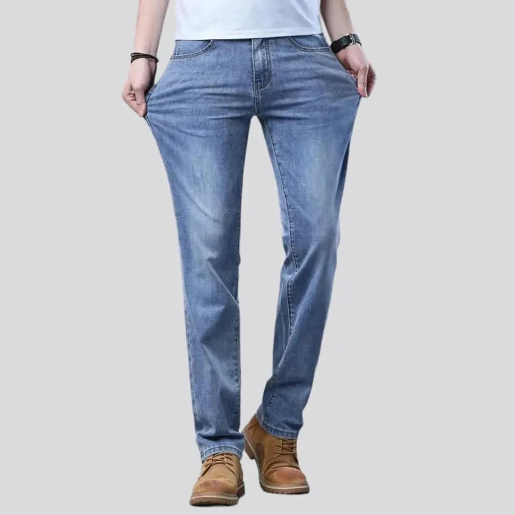 Tapered men's ground jeans