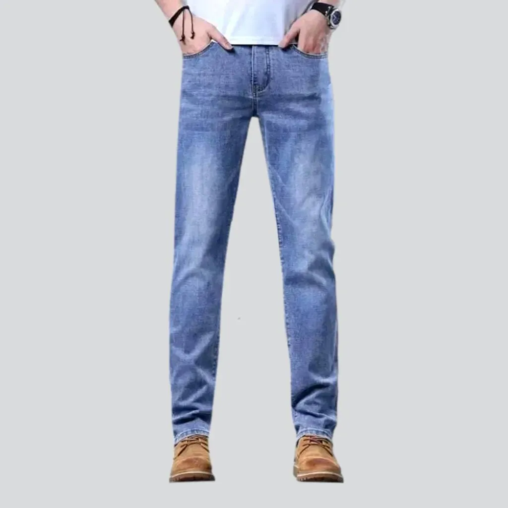 Tapered men's ground jeans