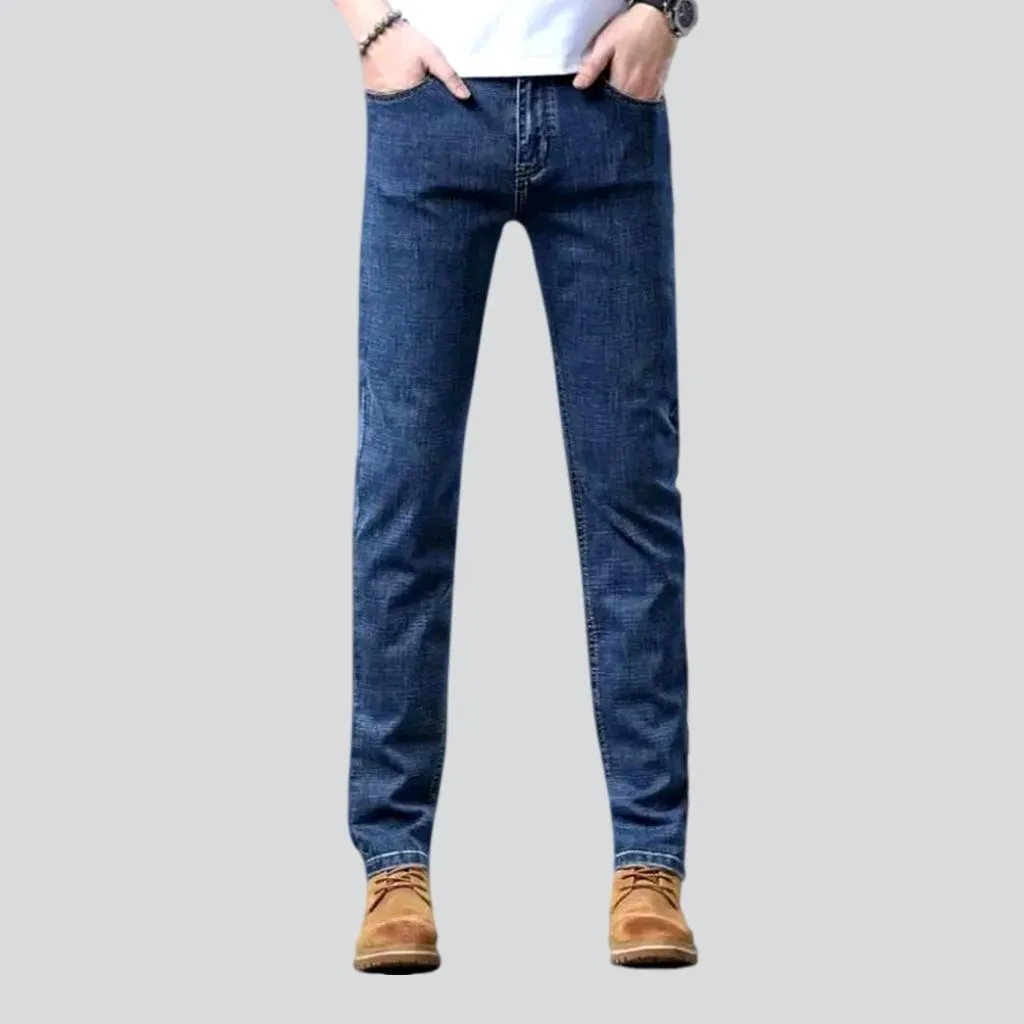 Tapered men's ground jeans